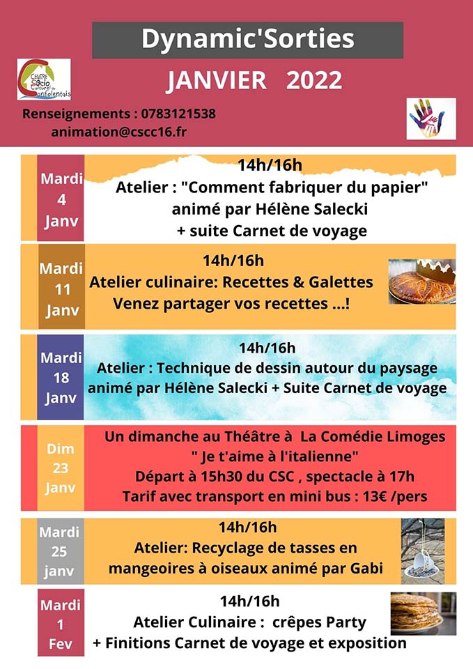Dynamic'Sorties - CSC Jan 2022