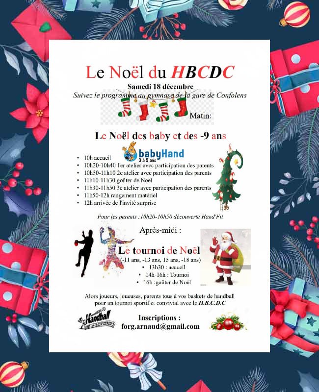 Le Noël du HBCDC - Confolens 2021